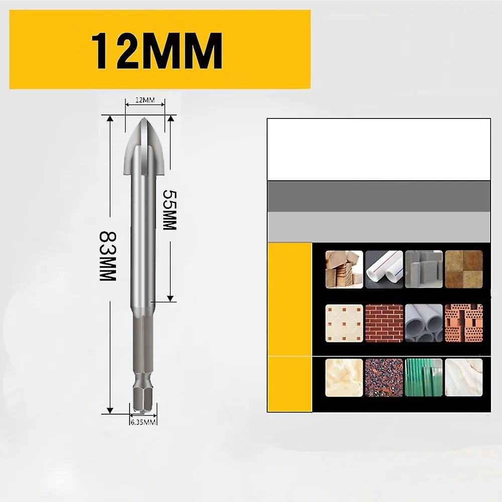 1PC Universal Drill Tool Drill Hole Opening Power Tools Cross Multi-function Triangle Drill Hole Opener~3945