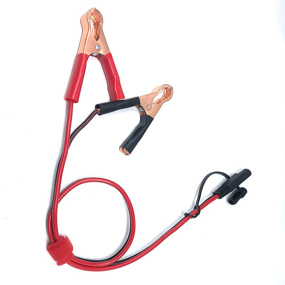 Battery Plug 60cm 16awg Sae Adapter To Alligator Clips Quick Disconnect Cable