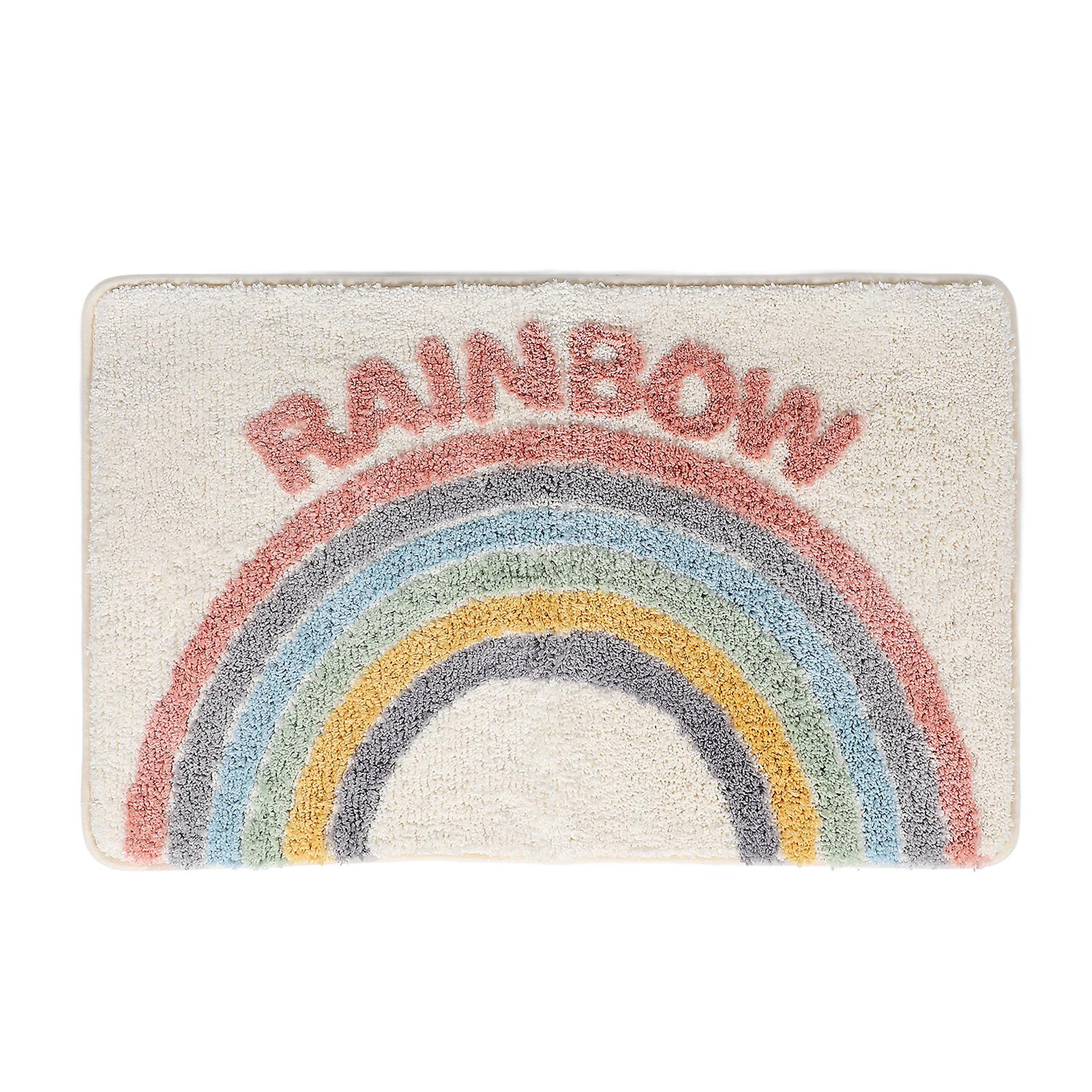 Bath Mat Strong Water Absorbent Prevent Slip Bathroom Floor Mat for Home Entryway 50 X 80cm Type A 50 X 80cm