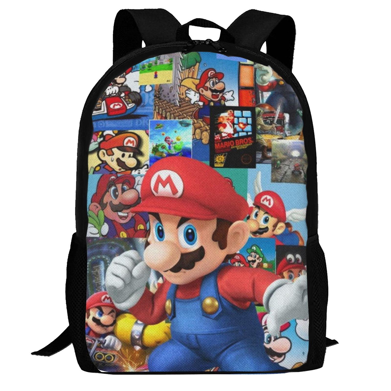 Super Mario Backpack,Laptop Backpack Lightweight Casual DaypackMulti-Function Travel Backpack