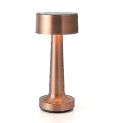 Touch Sensor Bar Rechargeable Table Lamps（Rose Gold）