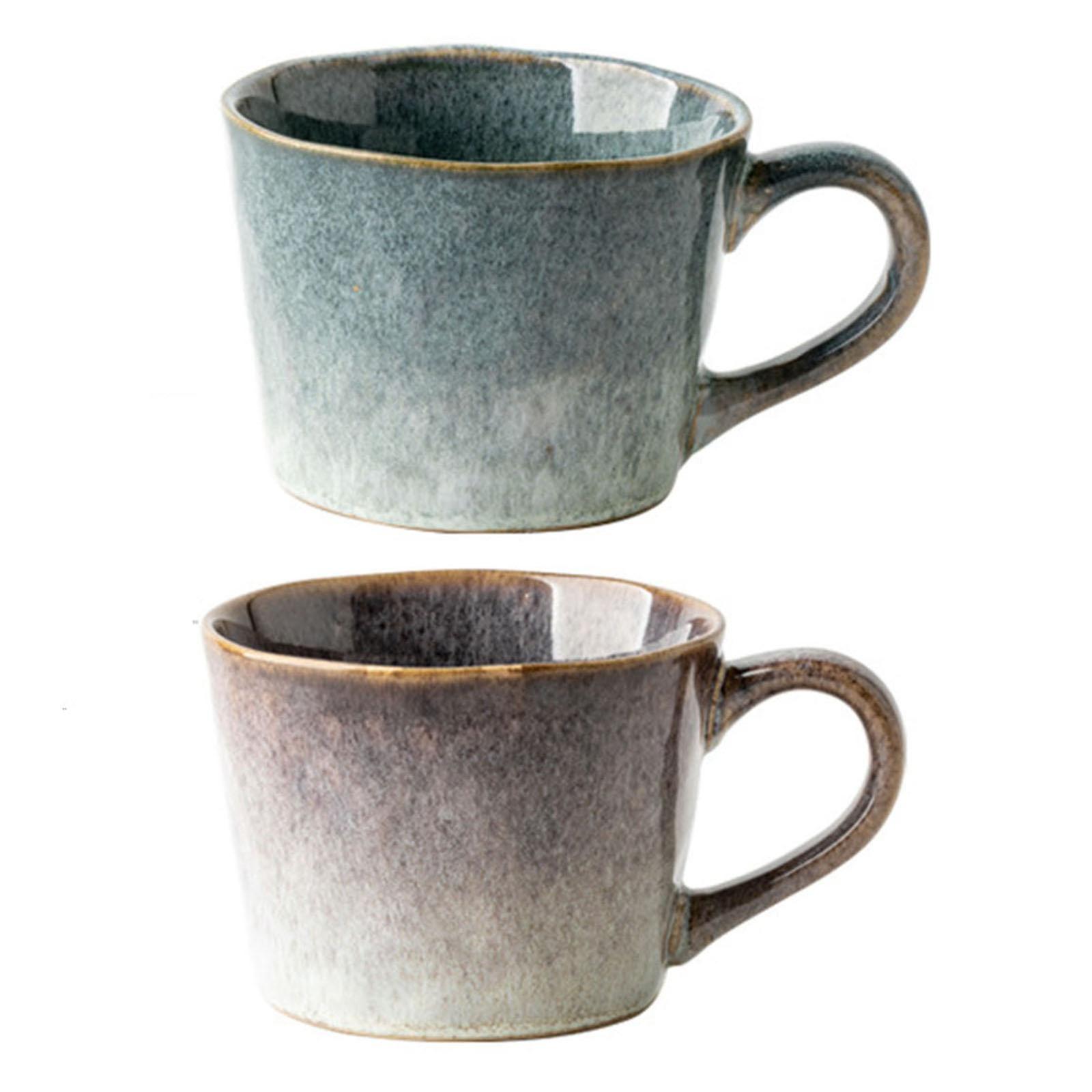 Kahvikeraaminen muki kahvalla Posliininen kahvimuki Latte Juice Espressolle