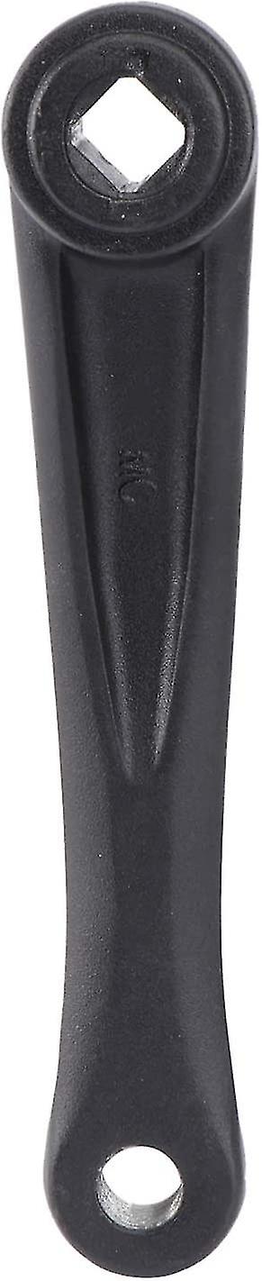 Left crank arm horizontal square 17cm (black) (1 piece)