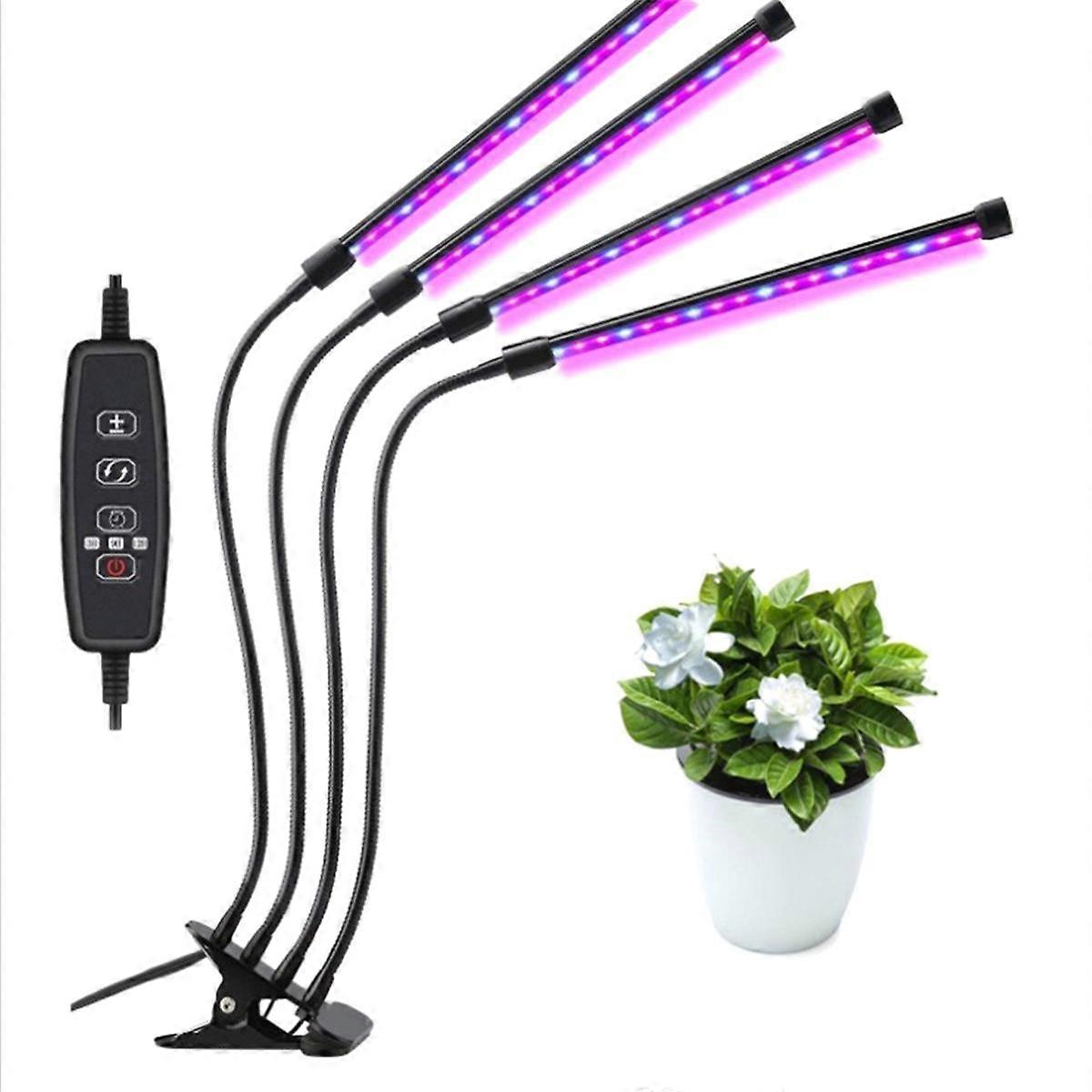 LED-odlingslampor för växter,Full Spectrum växtodlingslampa för hydroponiska växter,Multi-Level Dimmable, Support Timing