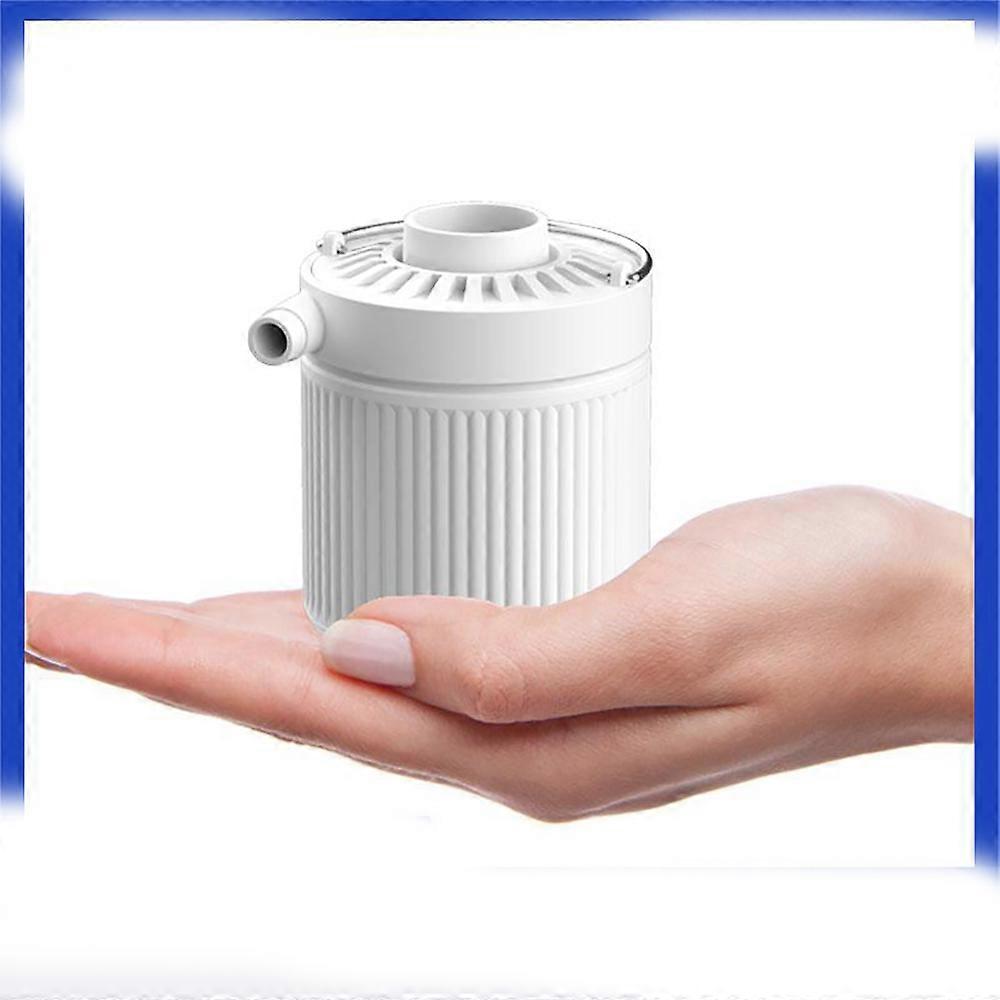 Portable Electric Inflator Multifunctional USB Mini Electric Pump, White