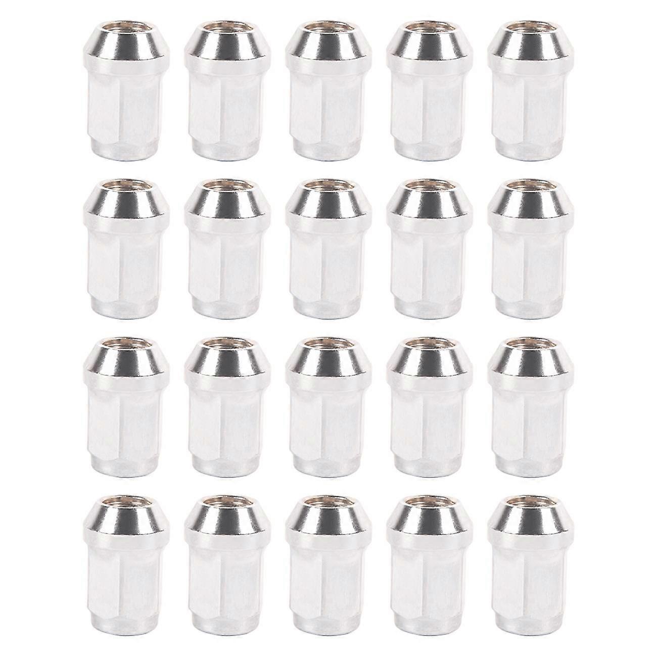 20 Lug Nuts Bulge Acorn M12x1.5 Chrome 3/4 Hex A0175A0030