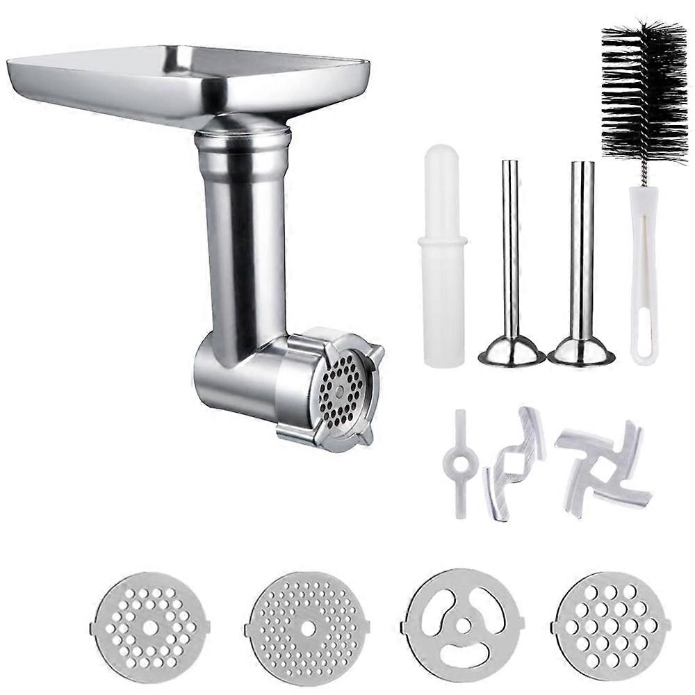 Metal Meat Food Processor Grinder Attachment for Stand Mixer Meat Grinder Accessories Set