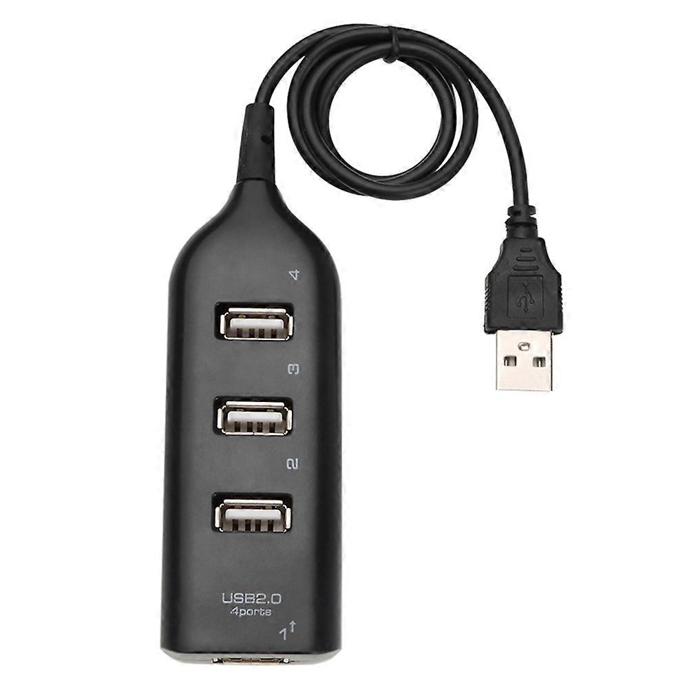 Elektronisk værktøj 4-port USB 2.0 hub-splitter med 1.6 fods kabel til mobil harddisk og computer