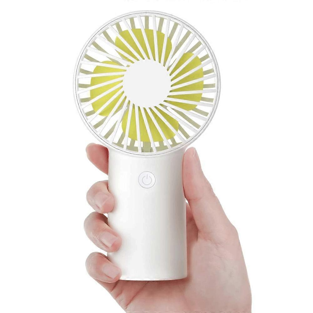 Hand-held portable fan-mini USB rechargeable personal fan, battery-powered 3-speed small fan