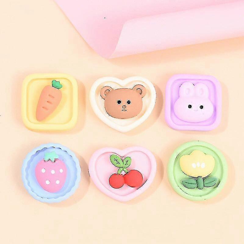 6 ~ 12kpl söpö sarjakuva mini jääkaappi magneetti ruoka kani kukka jääkaappi magneettitarrat jääkaappi magneetti kodin sisustus