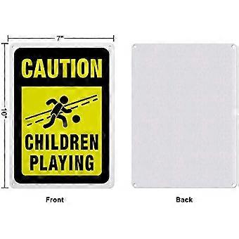 ヴィンテージ看板】CAUTION CHILDREN PLAYING 標識 Amazon.com: SmartSign
