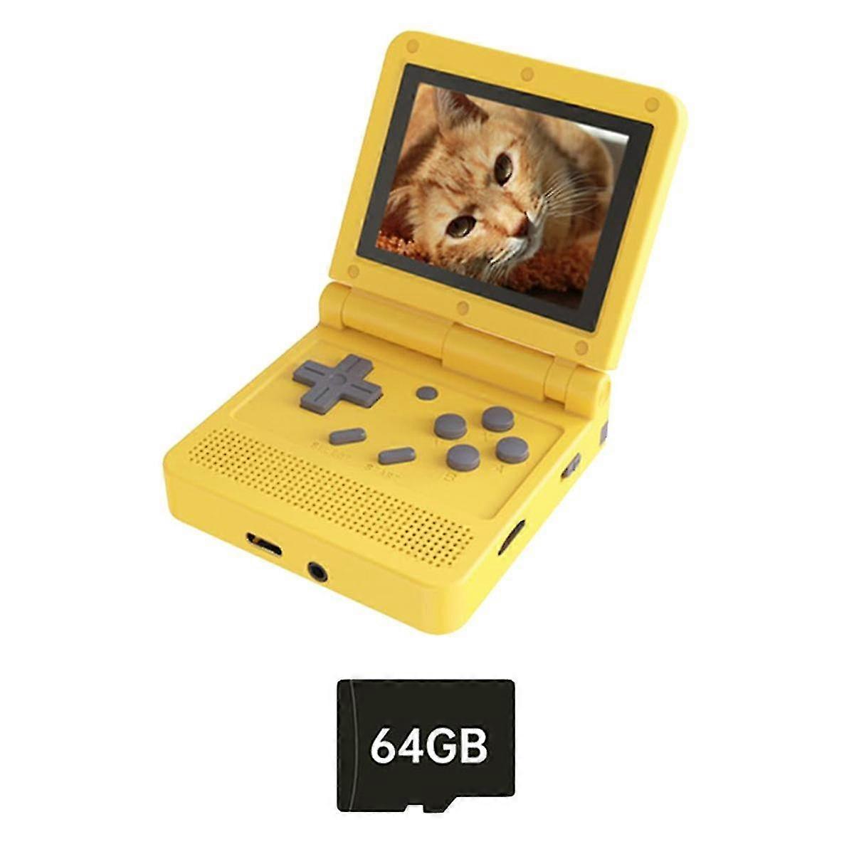 V90 Retro Game Console 64G 3.0 Inch IPS Screen Handheld Game Player Open Source Portable Mini Consol