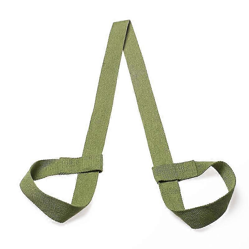 Mat Strap Sling With Adjustable Loops For All Mat Sizes (green)