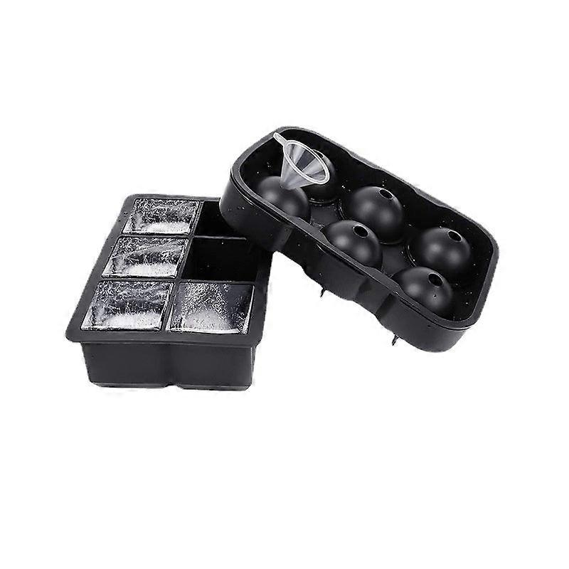 Silicone Mold 6-piece Ice Cube Tray Set Silicone Mold Ice Cube