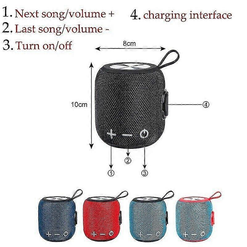 Mini Bluetooth Speaker Portable Waterproof Speaker Wireless Stereo Speaker