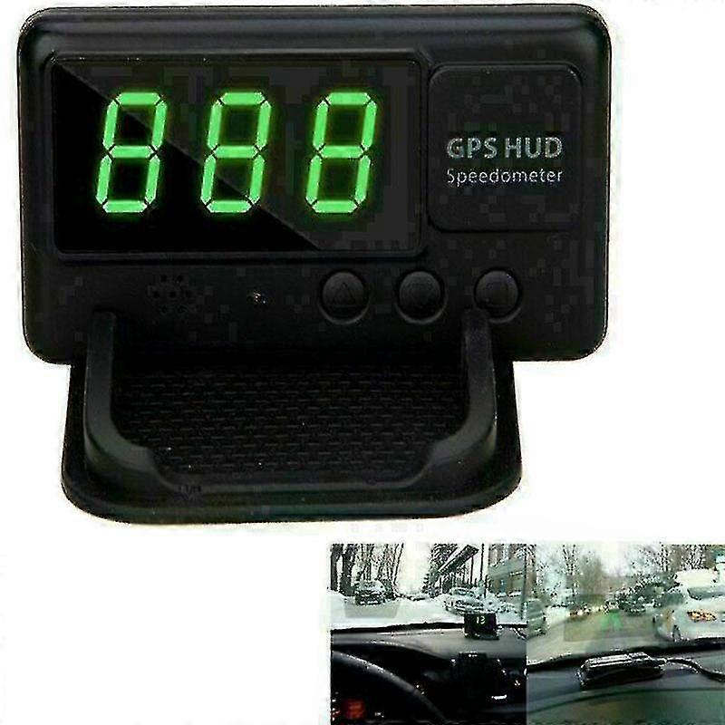 Digitální auto GPS tachometr Auto Hud Overspeed Varování Hlava Nahoru Usb Nabíječka