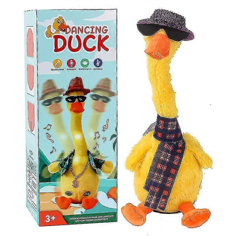 2022 New Toys,dancing Duck, Talking Toy,repeats You Say Duck(upgraded Usb Charging)
