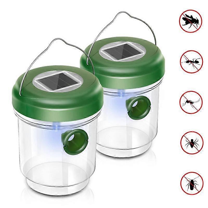 Solar mosquito killer lamp, suitable for mosquito and bee repellent (2 pieces)