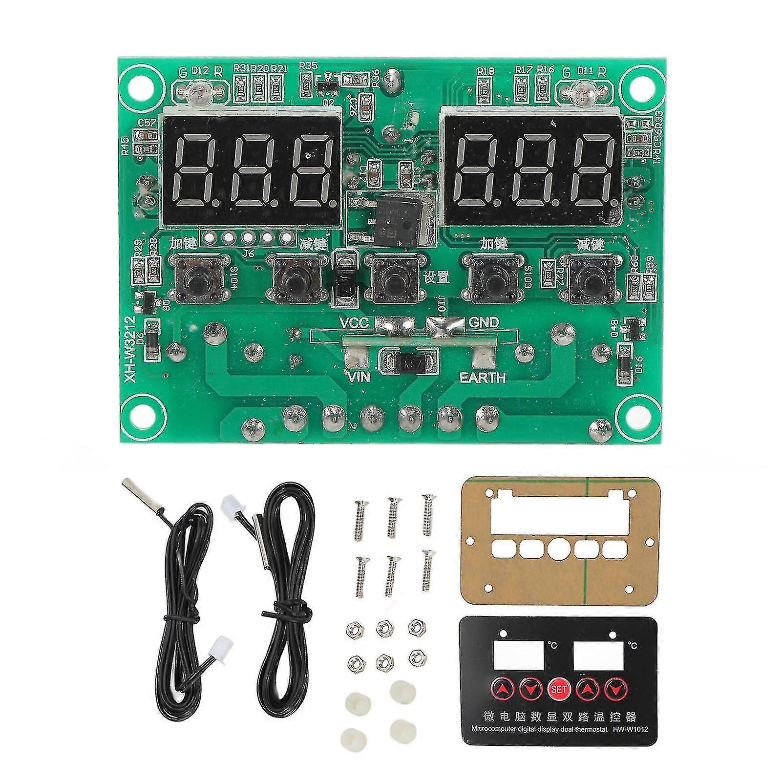 Module de régulateur de thermostat à double relais numérique de contrôleur de température 220V HWW1012