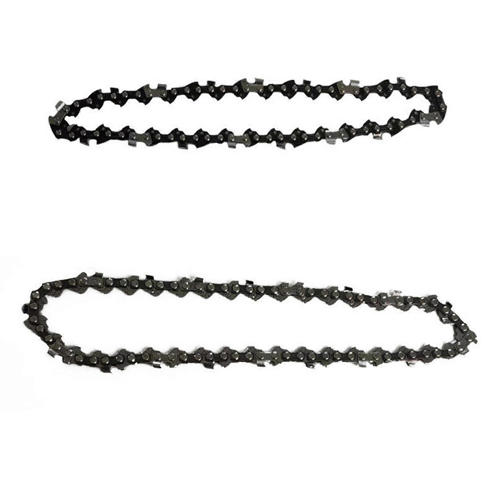 Mini Chainsaw Chain Replacement 2pcs 4" 6" Alloy Saw Chain for Electric Chainsaw