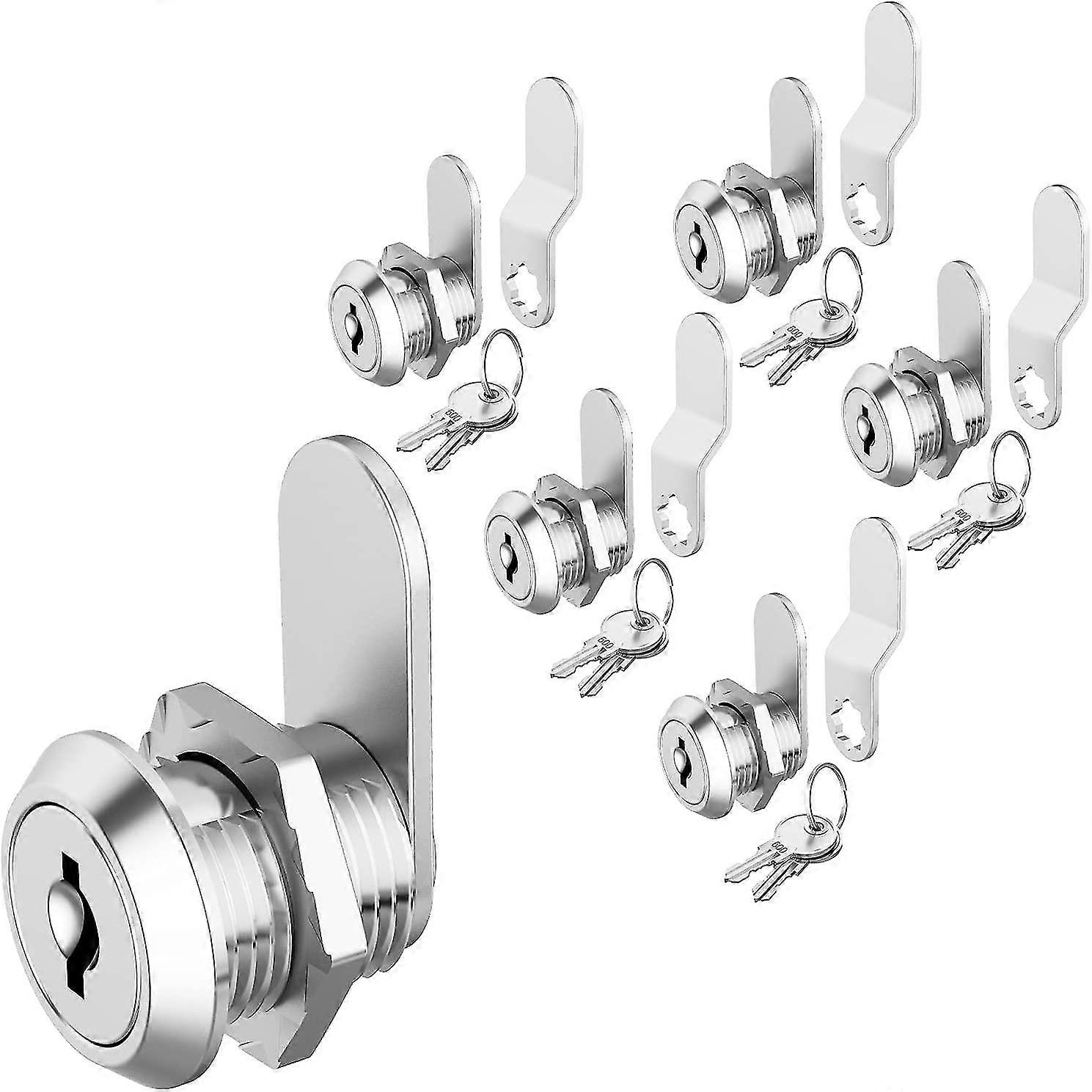 Cabinet Cam Locks, Similar Keyed Lock Kit, (5 5/8" Pack)