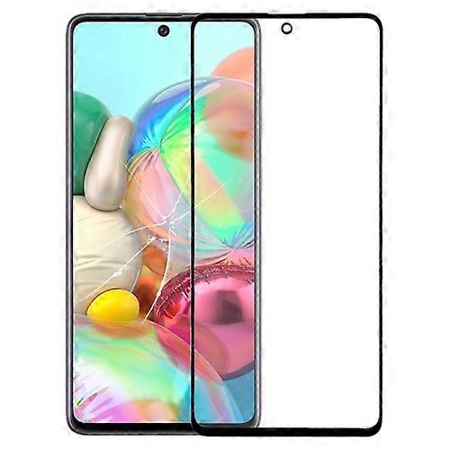 For Samsung Galaxy A71 Front Screen Outer Glass Lens with OCA Optically Clear Adhesive