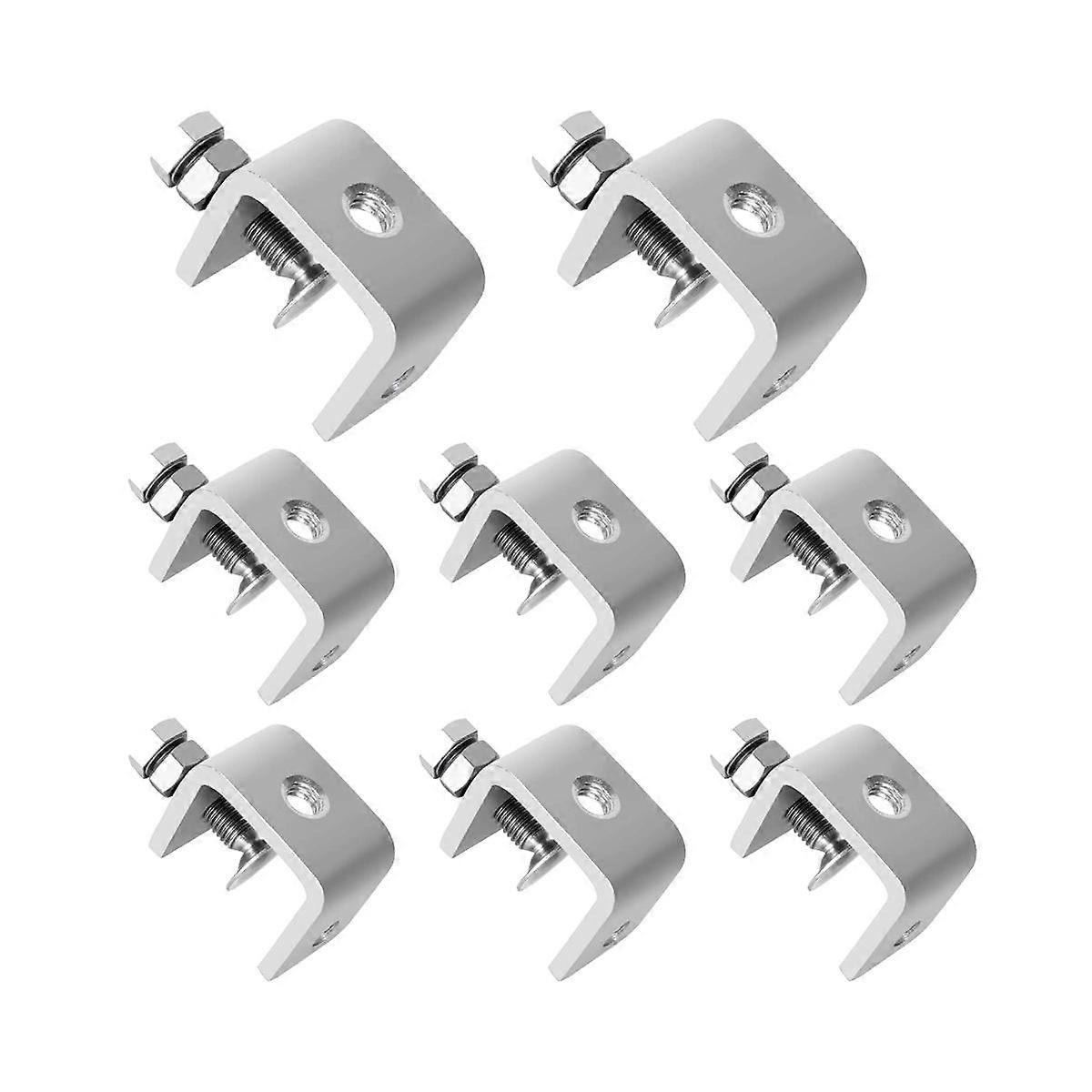 Small C ,Heavy Duty C-Clamp Stainless Steel with Stable Wide Jaw Opening & I Beam Design,Clamping R