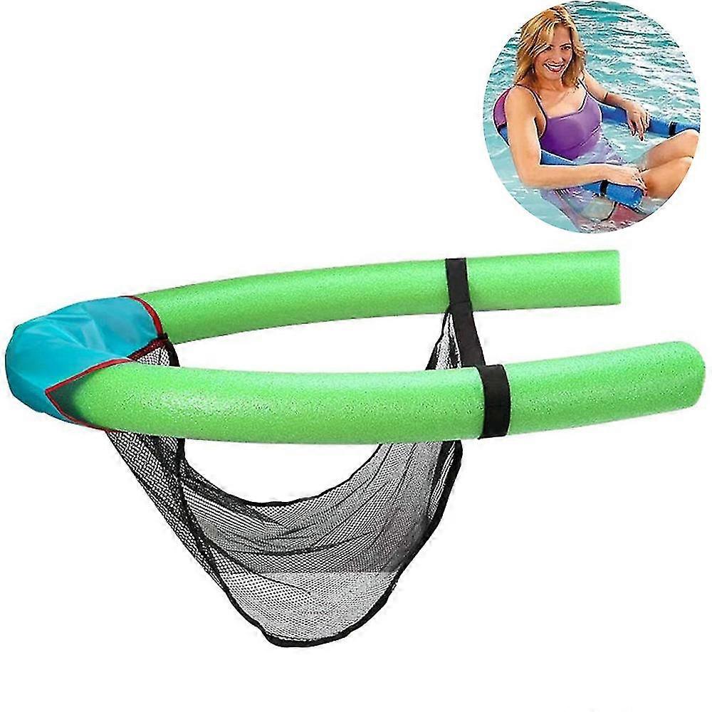 Lioobo Floating Chair Pool Seats, Adult Children's Pool Floating Chair Water Supply Large Buoyancy 6.5x150cm (green)