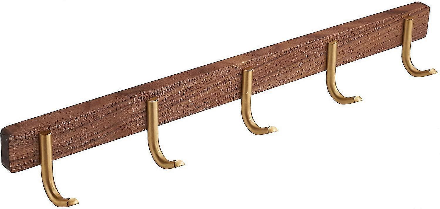 Generic Wall Mounted Coat Rack 5-tri Hooks