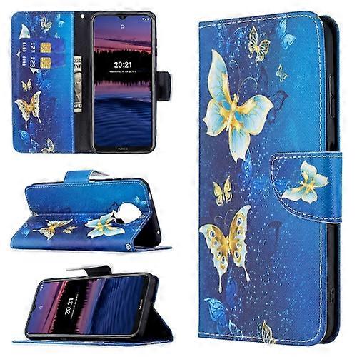 For Nokia G20 / G10 Colored Drawing Pattern Horizontal Flip Leather Case