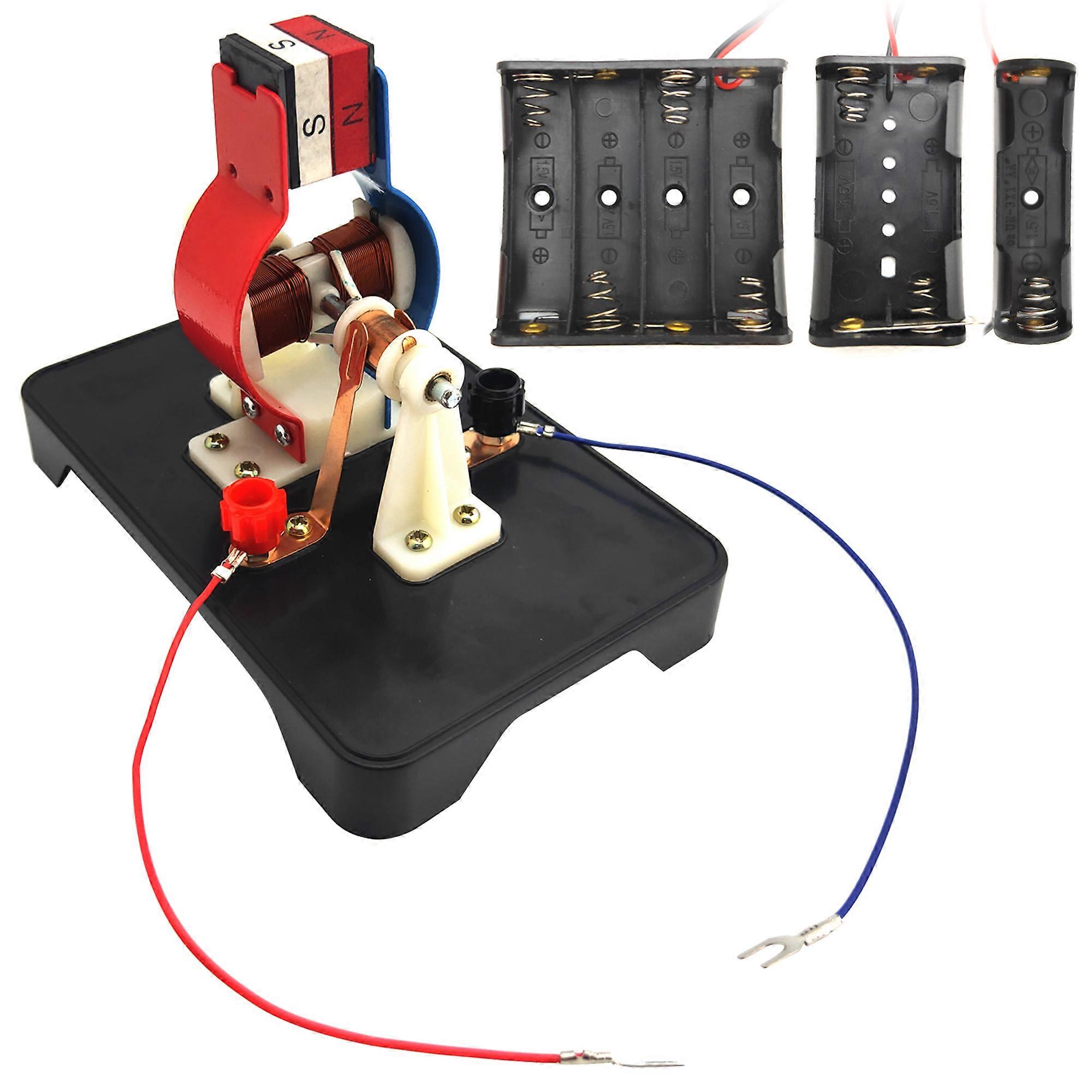 DIYシンプルな電気モーターDCモーターモデル組み立てキット学校の研究室物理学科学教育用