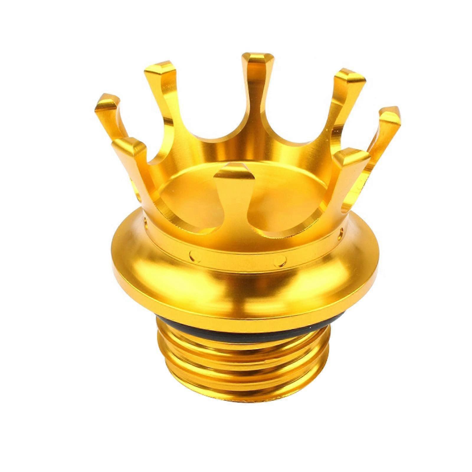 Motorcycle Gas Cap Fuel Tank Oil Cover Crown Style for Harley Sportster XL 1200 883 48 Dyna Touring Road King Softail Freewheeler FLRT FLST