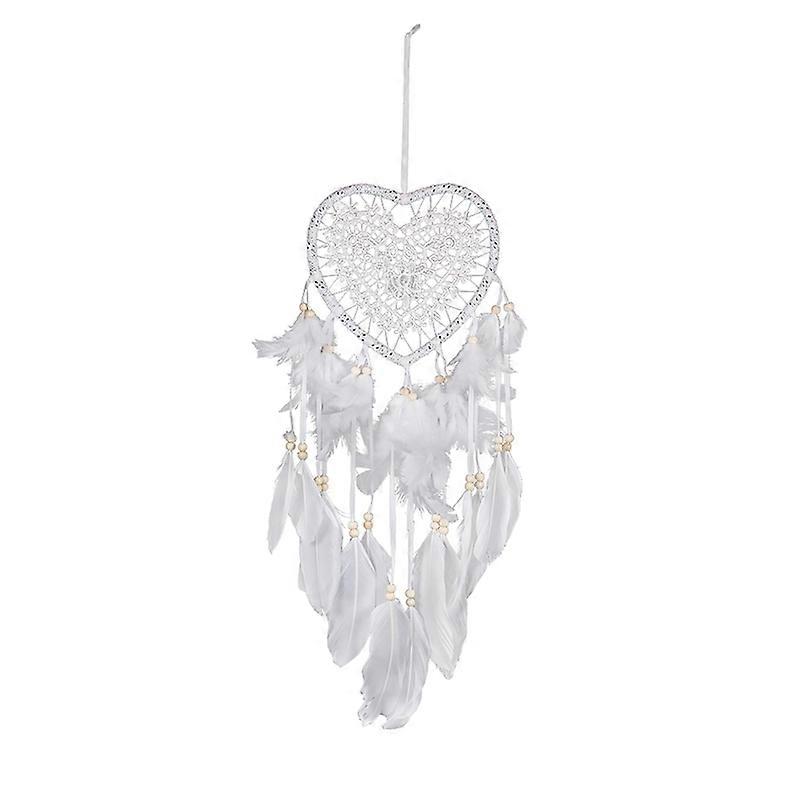 Wall Mount Hanging Long Tassel Feather Dreamcatcher for Bedroom KAESI