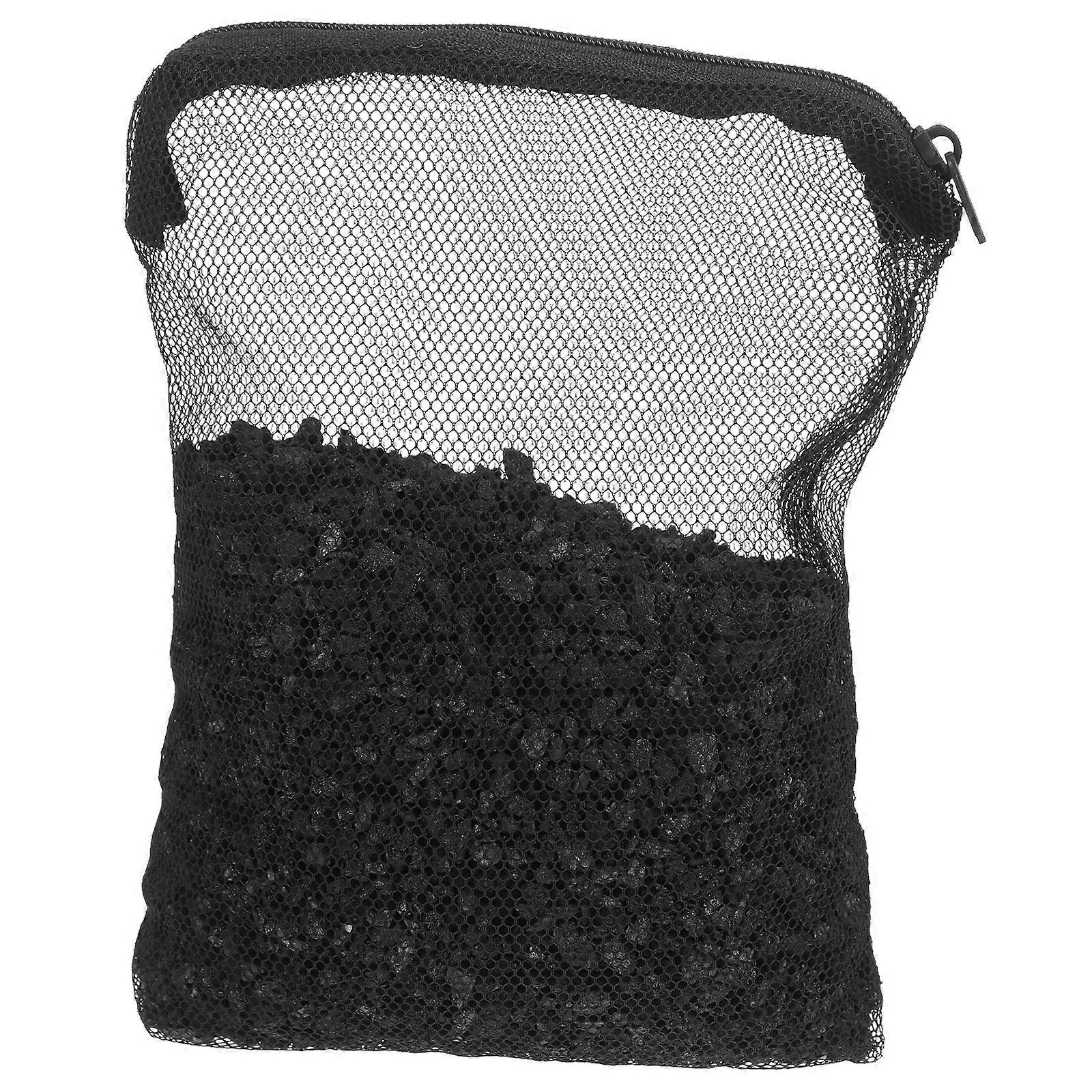 1 Pack Fish Tank Filtration Material Filtering Activated Carbon (Black)