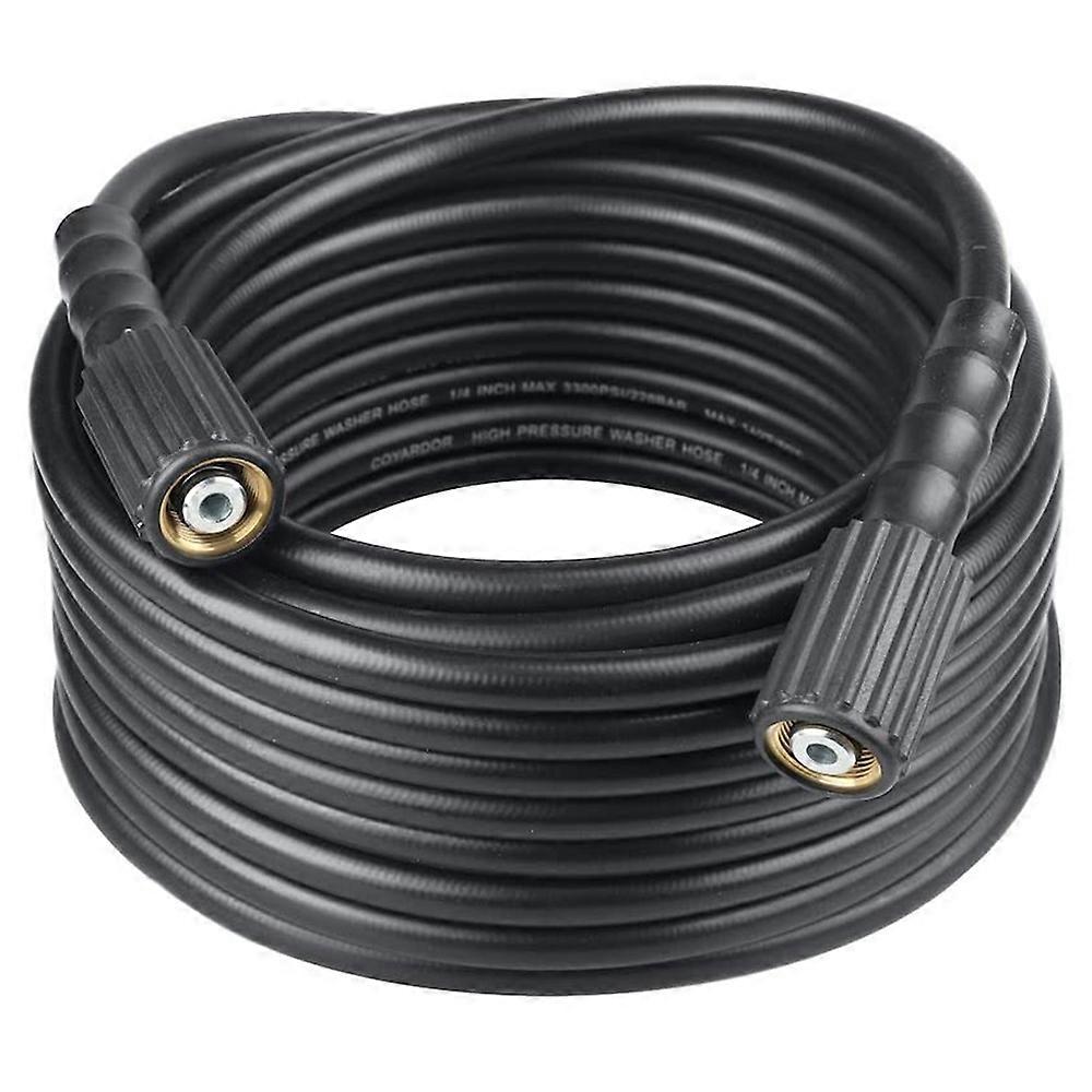 50 FTX 1/4 Inch, High Pressure Washer Hose 1600PSI, M22 14mm and M22 15mm, Replacement Power Washer