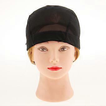Casquette extensible Costume Cool Net Tissage Faire des perruques Spandex Snood Accessoires en filet à cheveux Noir