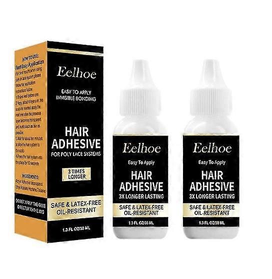 Wig glue, New Wig Glue For Lace Front Waterproof Front Lace Wig Glue Lace Glue Adhesives Toupee Glue Ultra Hold Glue For Lace Wigs - Pengj