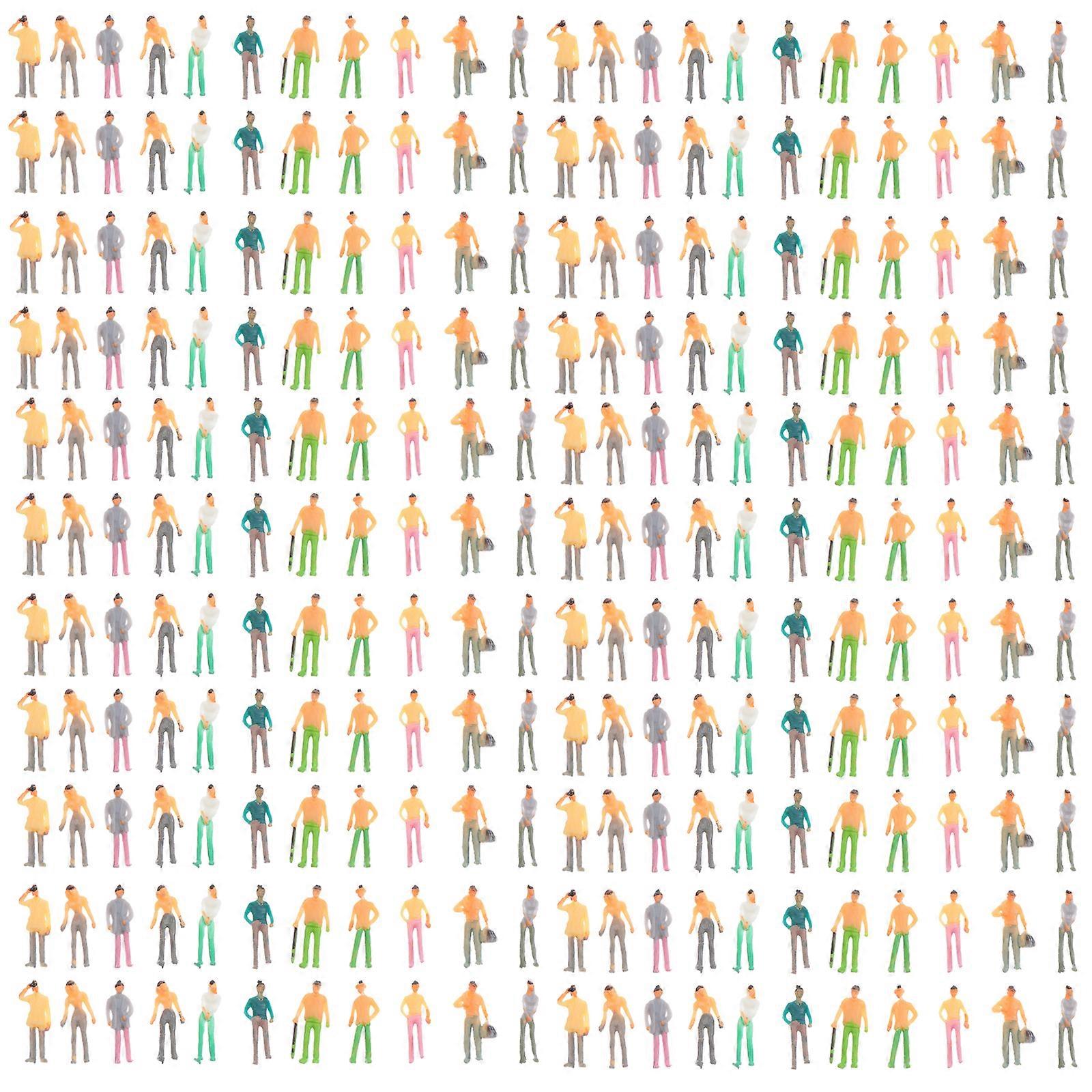 200pcs Sand Table Mini Human Models Architectural Models Landscape Decorations