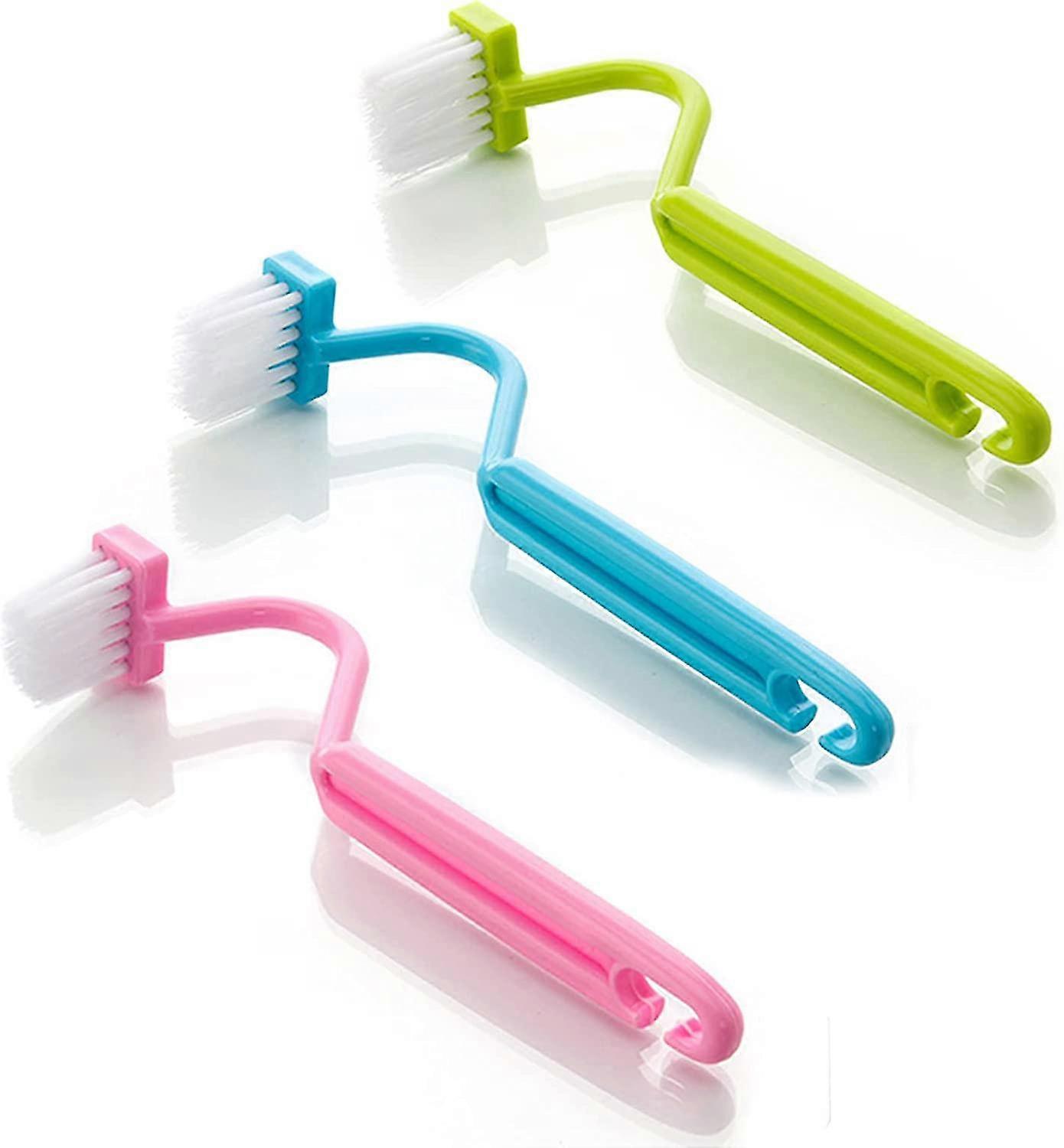 3 Pcs Plastic Cleaning Toilet Brush