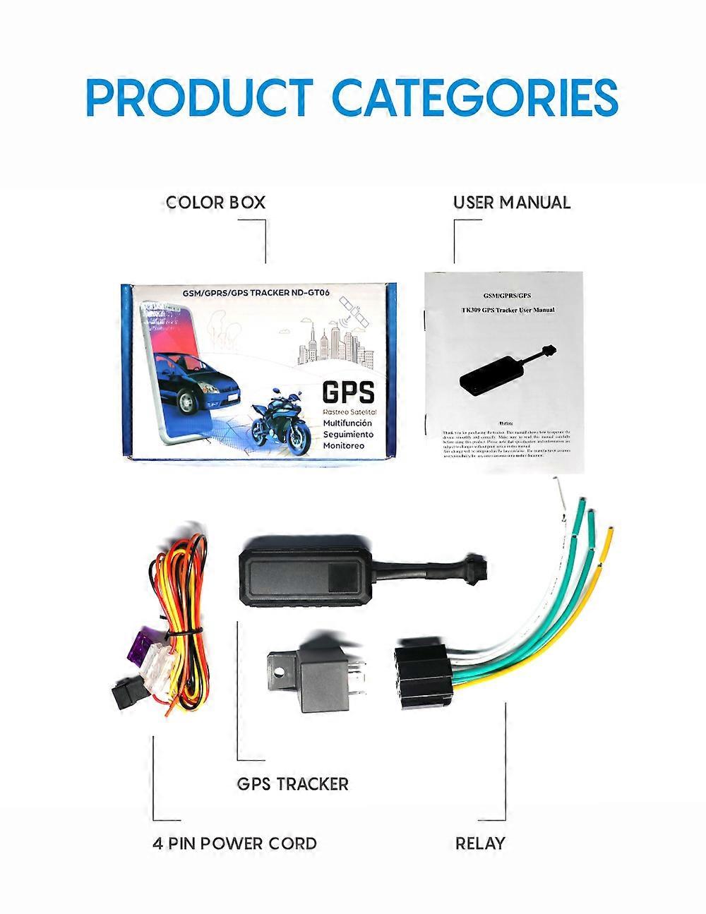 Free Platform GPS Tracker Vehicle Tracking Device Waterproof Motorcycle Car Mini GPS GSM SMS Locator With Cut Off Engine