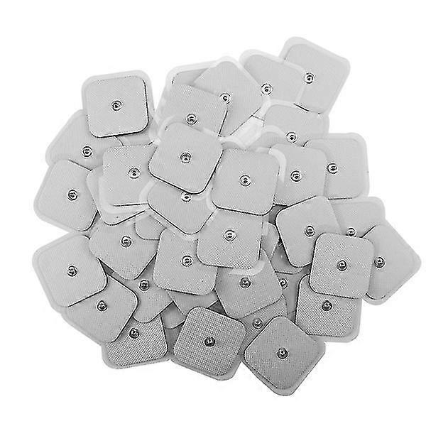 50pcs Physiotherapy Electrode Pads - Massage Electrode Pads for Physiotherapy Instrument - 3.5 Key Patch