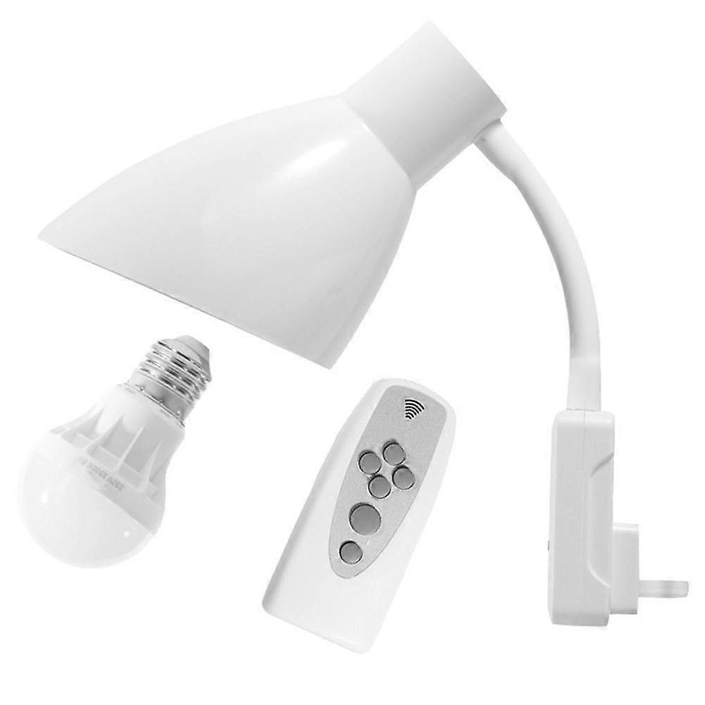 Intelligent Wall LED Light Socket Plug with Remote Control E27 220V