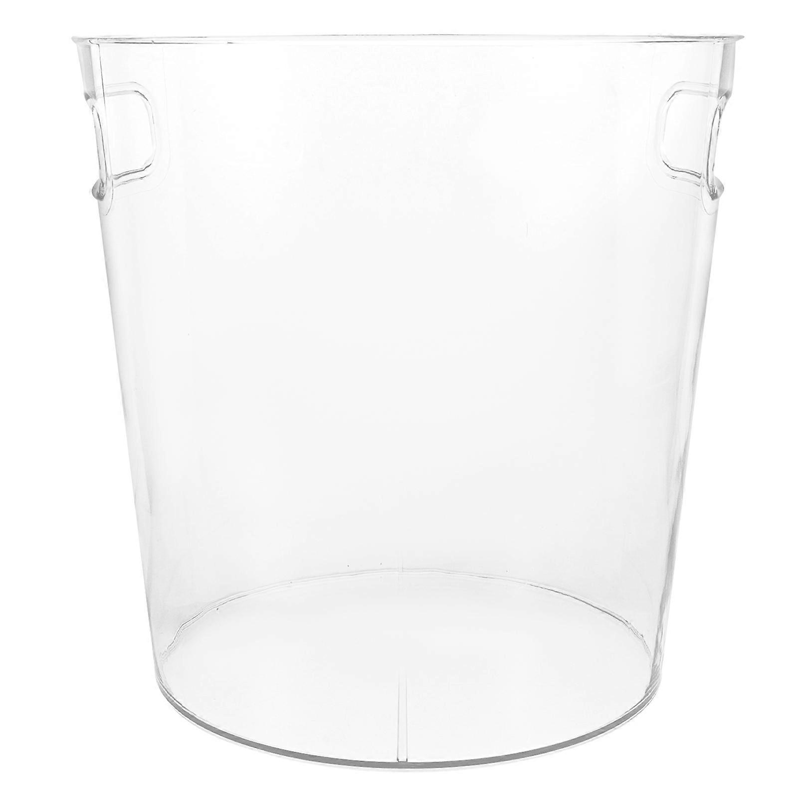 Acryl-Blumeneimer, Blumenaufbewahrungseimer mit Griff, multifunktionaler Eimer