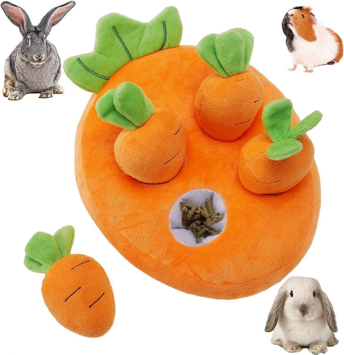 Rabbit Foraging Toys, Guinea Pig Foraging Food Mat, Snuffle Mat Rabbit Toys Animals Interactive For Rabbits Bunny Guinea