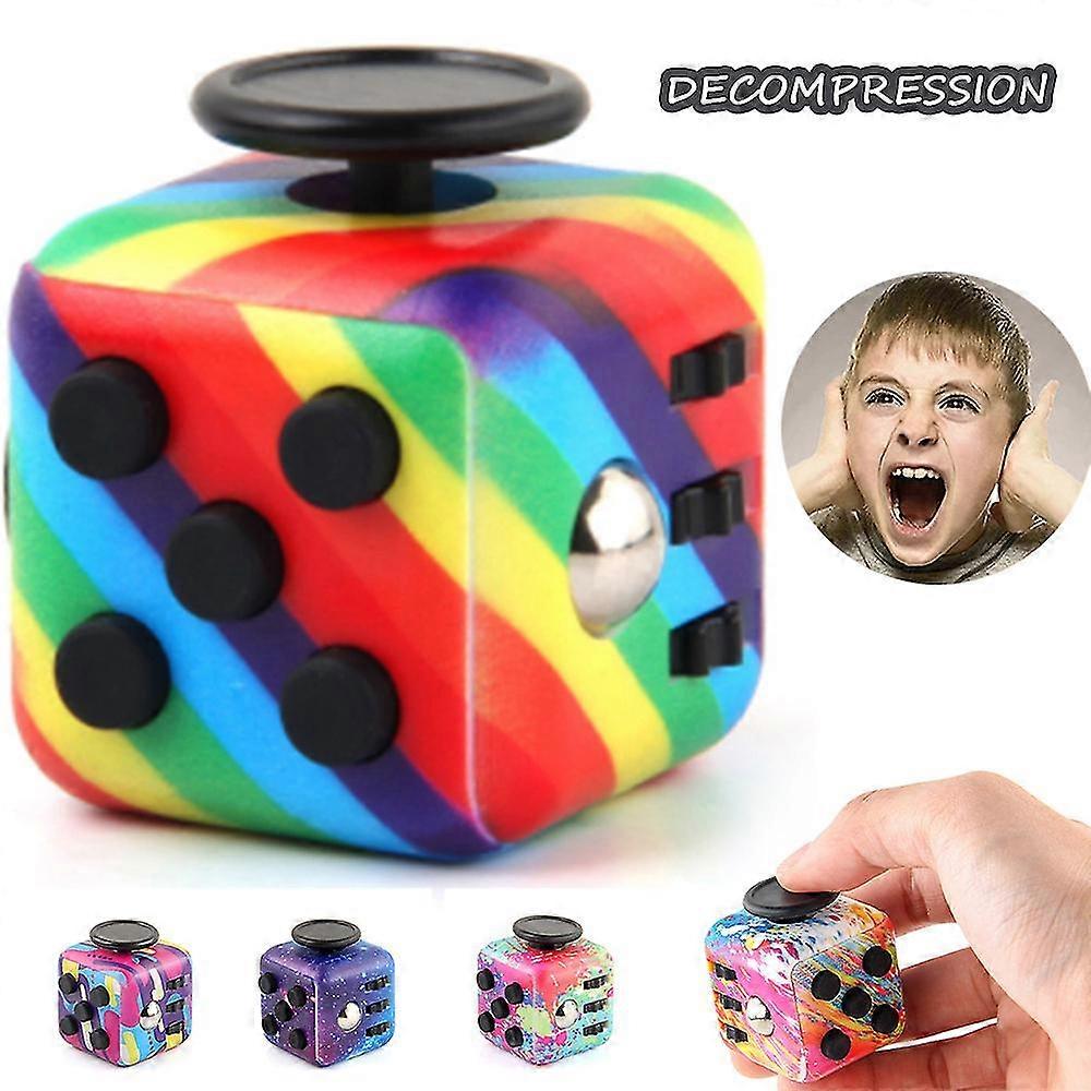 Sensory Fidget Toys, Fidget Cube-infinity Cubes-fidget Spinners Cube Dice, Relieves Stress And Anxiety Fidget Toys For Children Adults