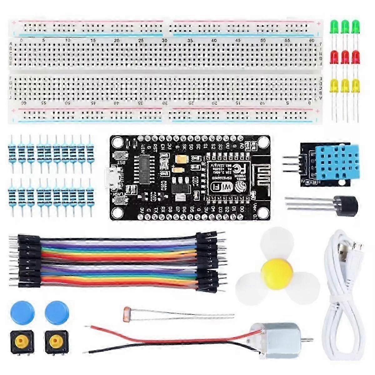ESP8266 WiFi Kit Temperature & Humidity Sensor Programming Kit Learning Kit for Electronic Experiment