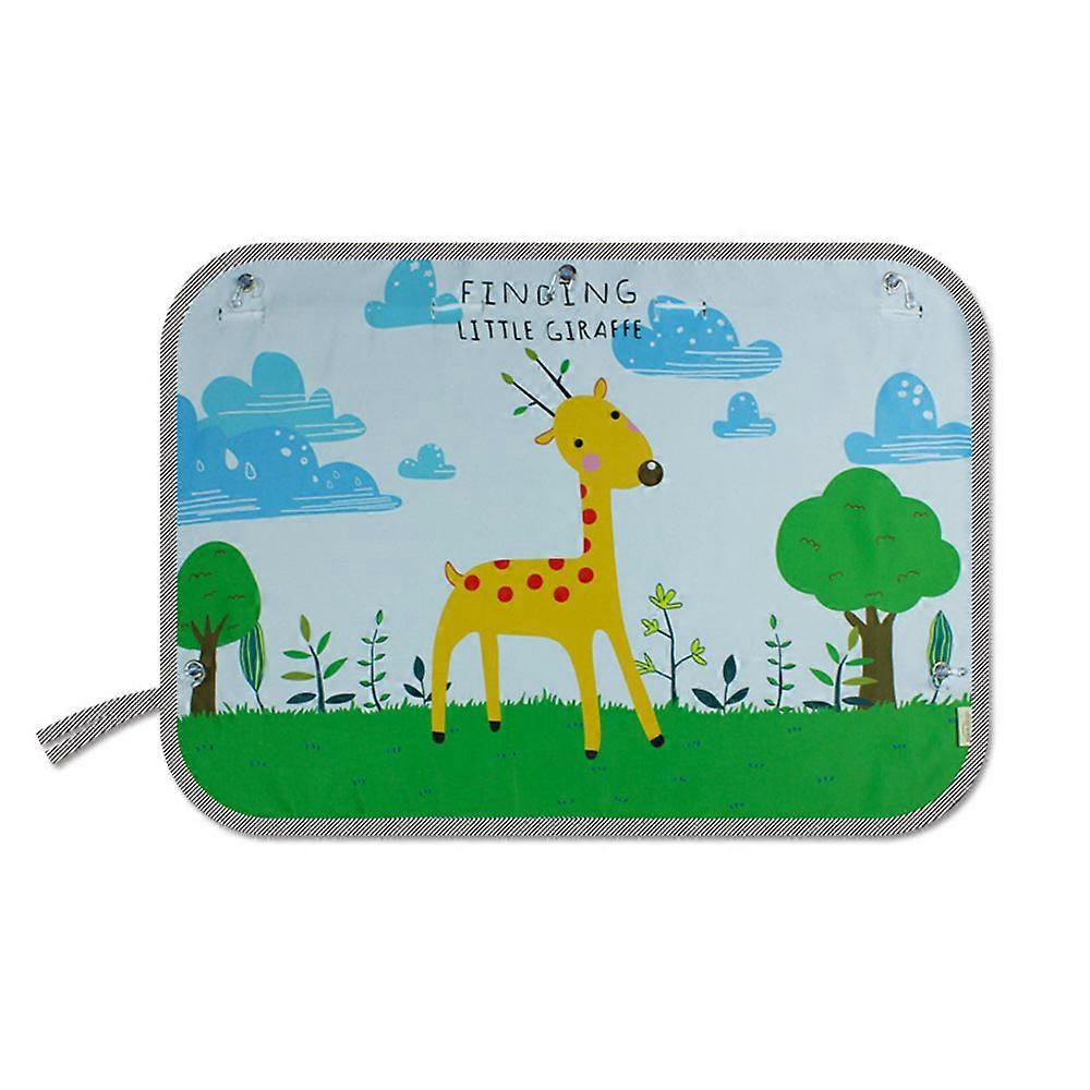 1PCS Universal Magnetic Car Side Window Sunshade Cover Curtain Window Sun Visor Protector For Kids Children Cartoons Car Shade