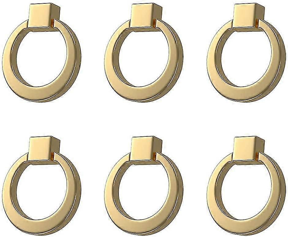 6 Pcs Zinc Alloy Cabinet Door Drawer Knobs Cupboard Closet Door Knobs Pull Knobs