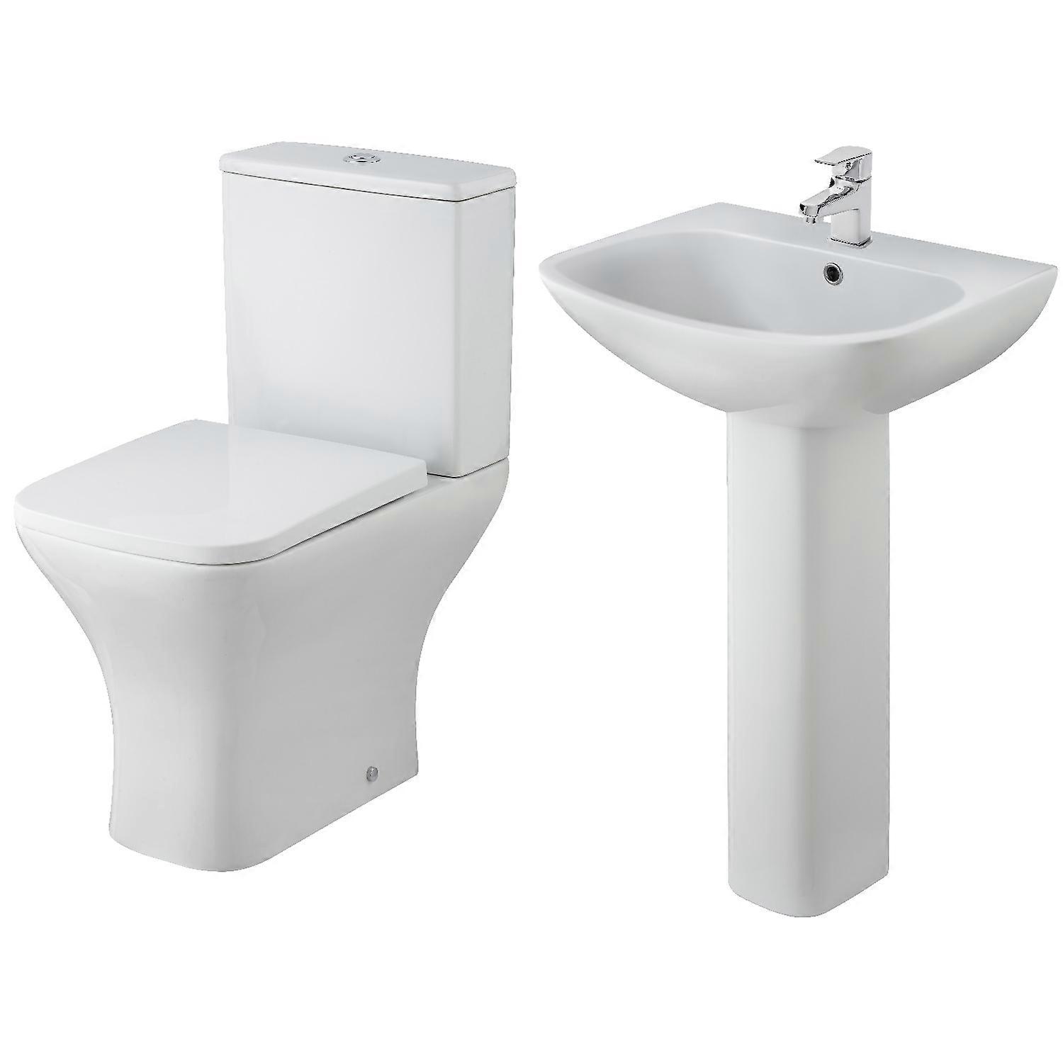 Ava Toilet & 545 Basin Pedestal