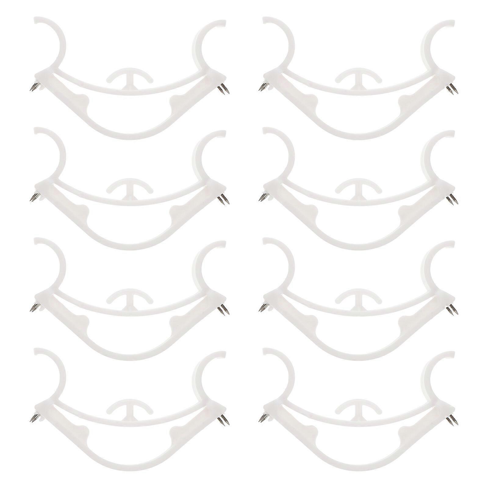 8pcs Corner Elastic Hook Reusable Removable Multi-purpose Utility Hook Accessory